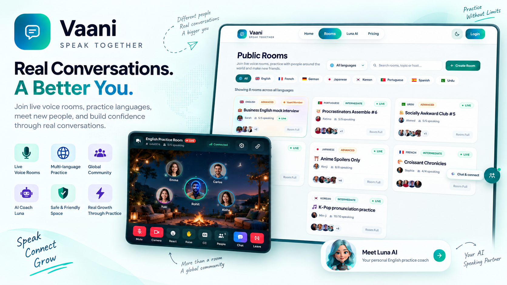 Vaani realtime communication platform